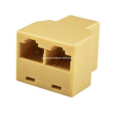 Telephone Accessory 2-Line, T-Jack Modular Triplex Adaptor